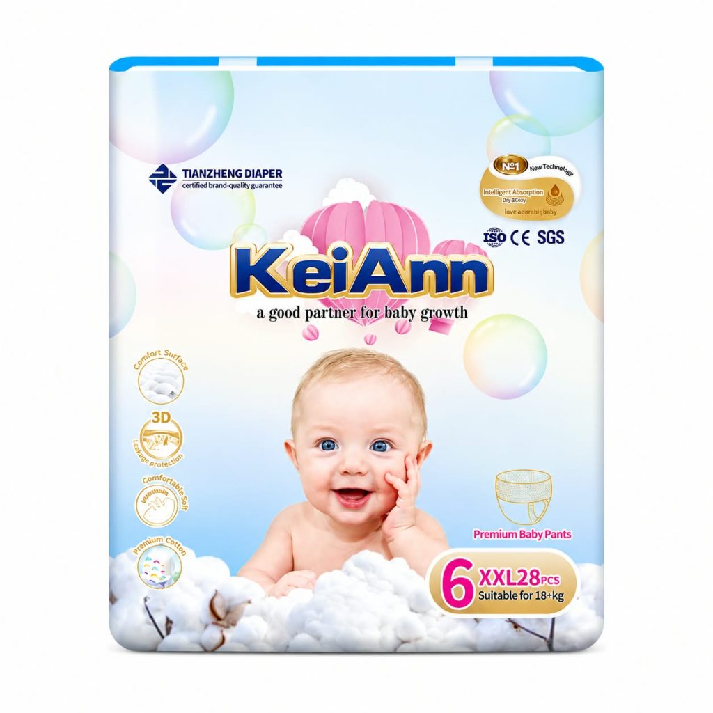 Keiann Baby Pants Diaper Size XXL 28 Pcs