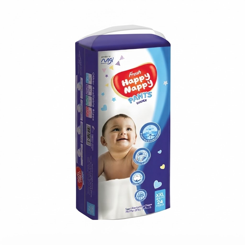 Fresh Happy Nappy Pant Diaper XXL 12-25 Kg 24 Pcs
