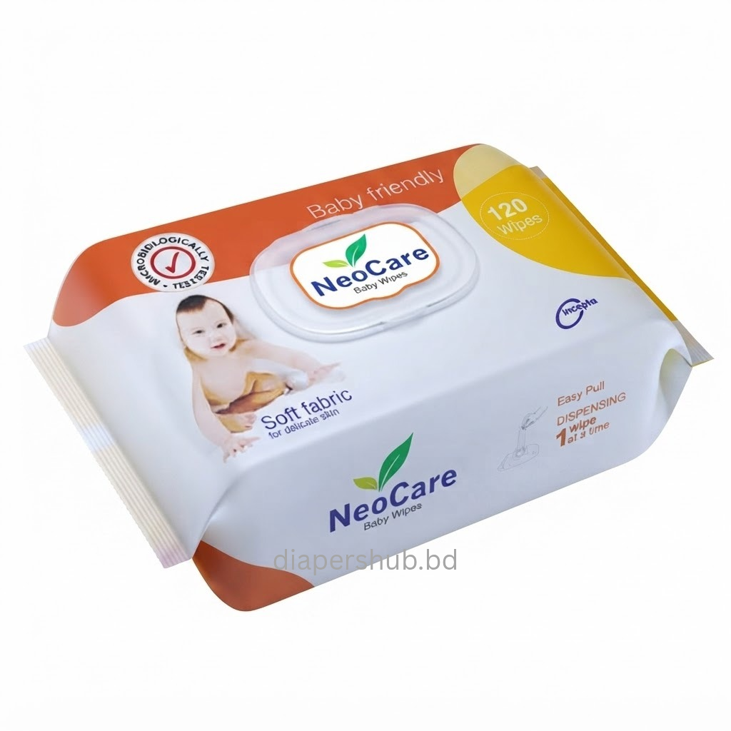 Neocare Wet Wipes for Baby 120 Pcs