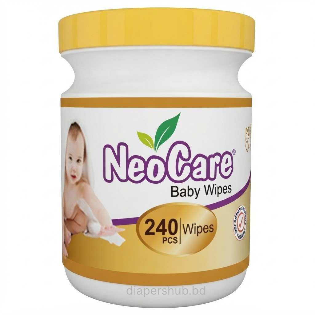 Neocare Baby Wipes 240 Pcs Jar