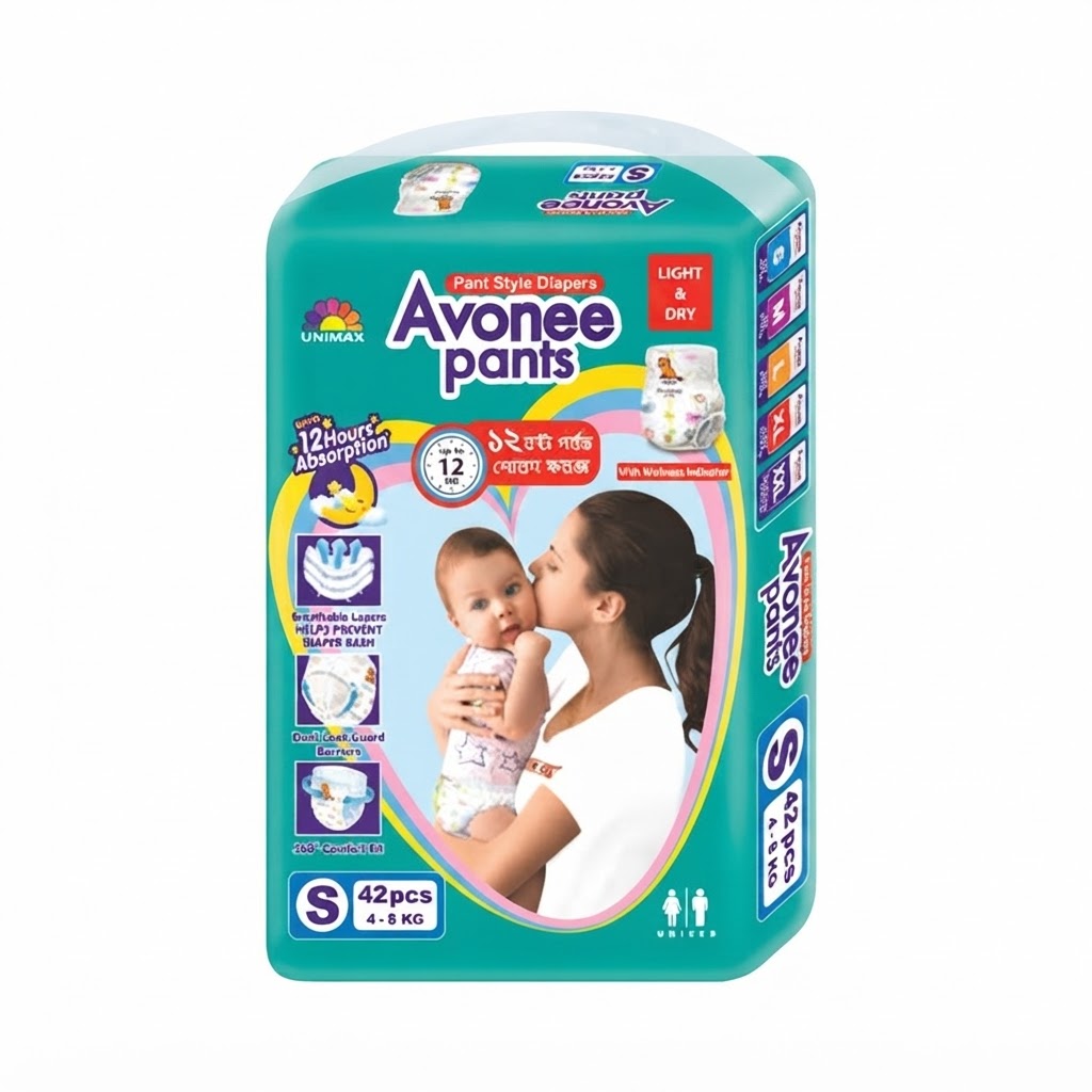 Avonee Baby Pants Diaper S 4-8 Kg 42 Pcs