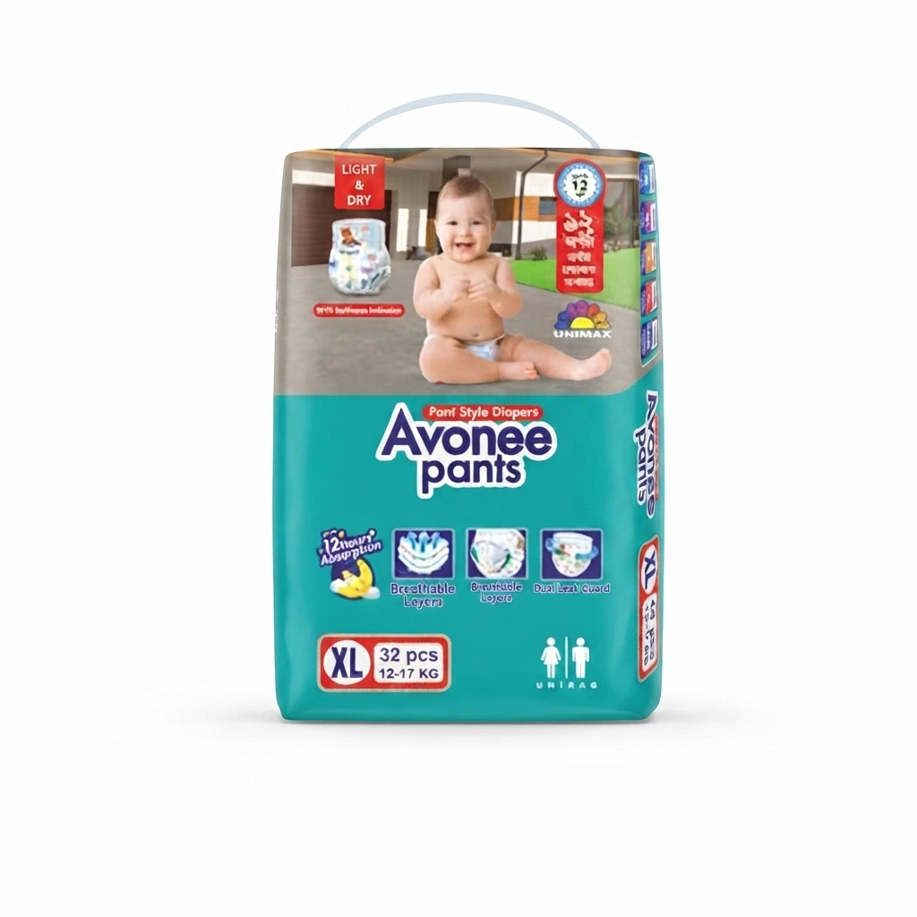 Avonee Baby Pants Diaper XL 12-17 Kg 32 Pcs