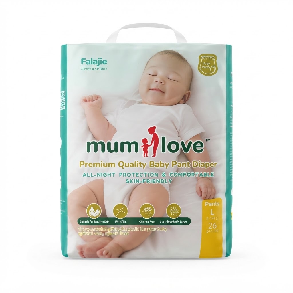 MomLove Ultra Thin Baby Pant Diaper L 9-14 Kg 26 Pcs