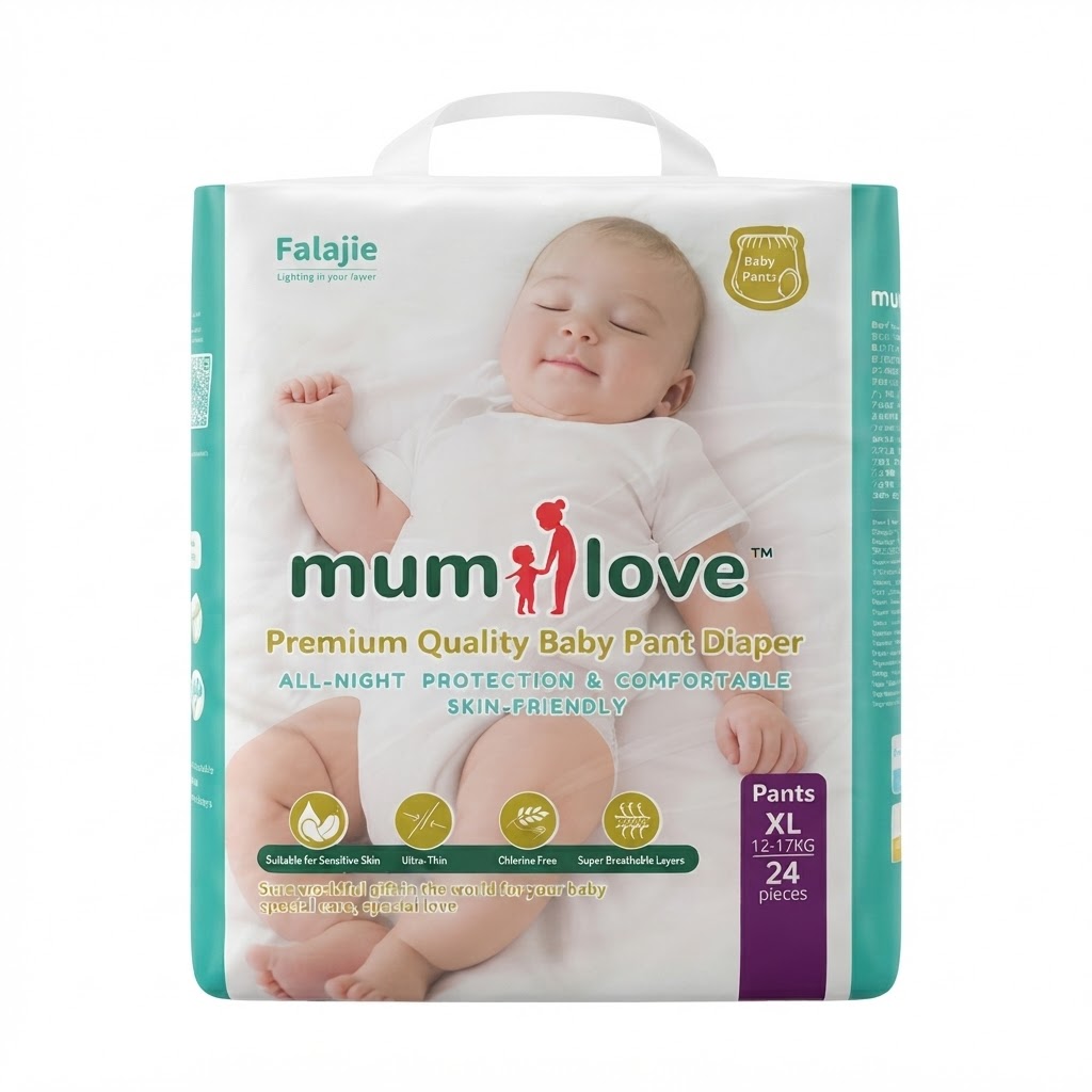 MomLove Ultra Thin Baby Pant Diaper XL 12-17 Kg 24 Pcs