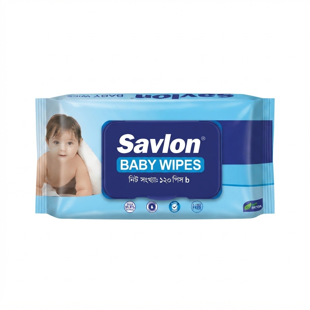 Savlon Antibacterial Wet Wipes 120 Pcs