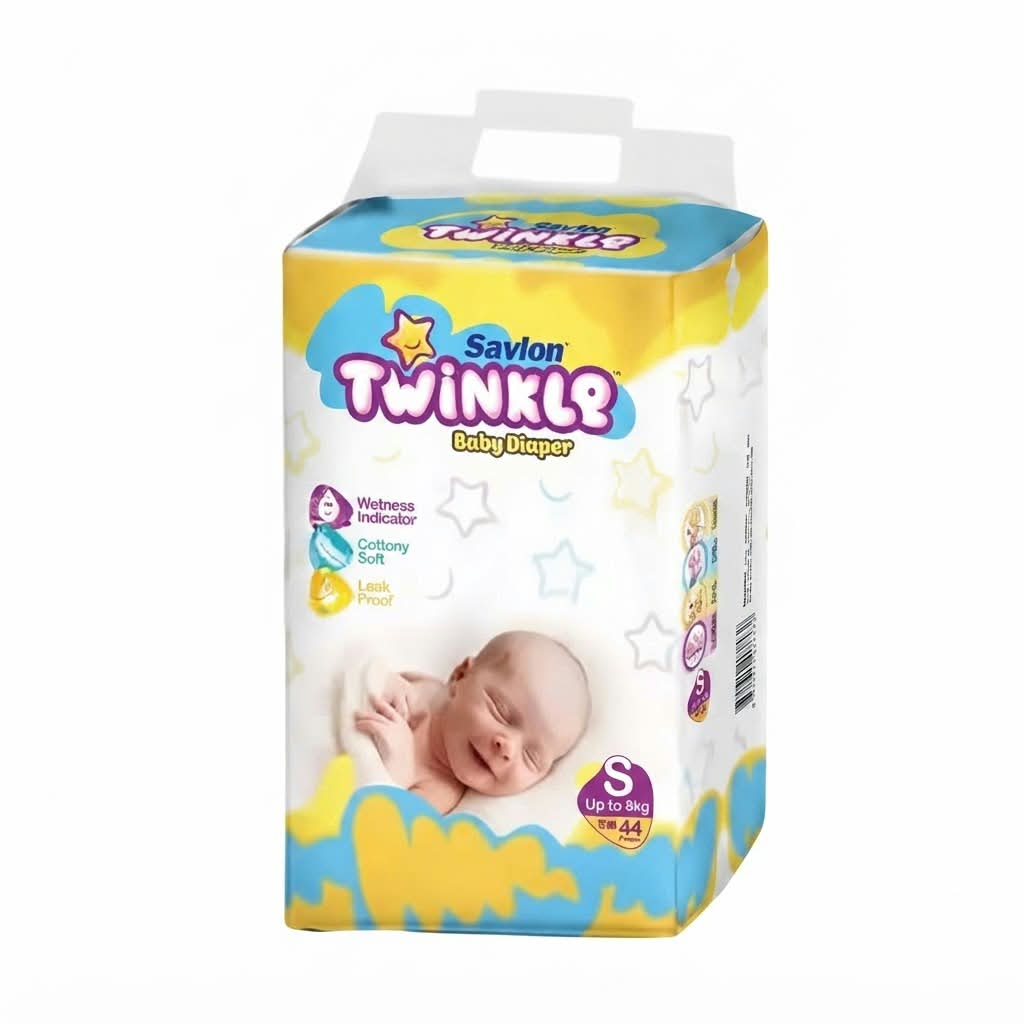 Savlon Twinkle Baby Belt Diaper S Up to 8 Kg 44 Pcs