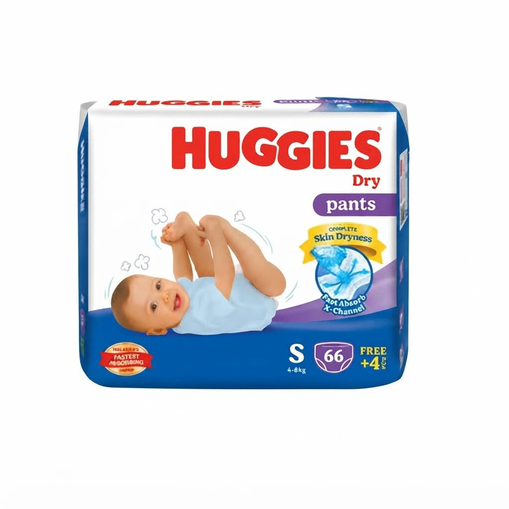 Huggies Dry Pants Diaper S 4-8 Kg 70 Pcs