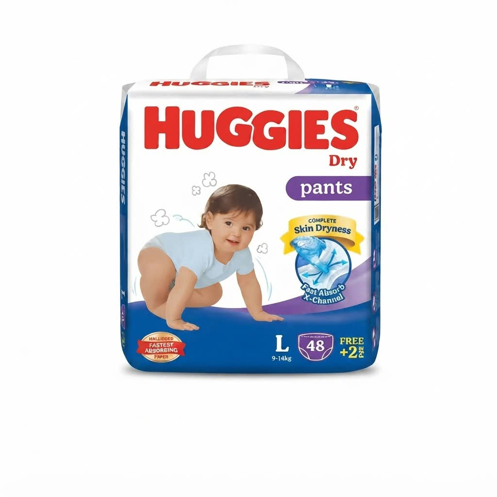 Huggies Dry Pants Diaper L 9-14 Kg 48 Pcs