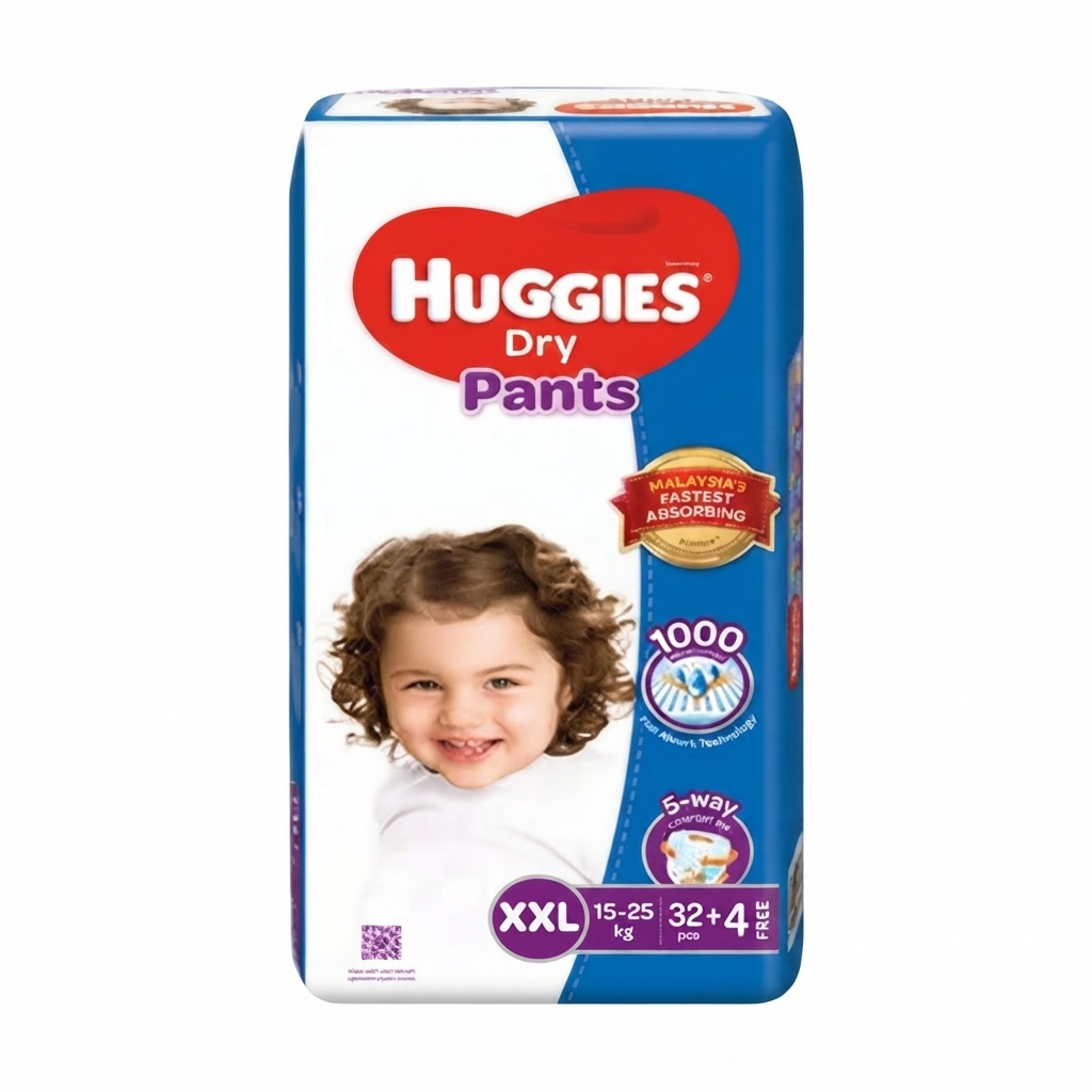Huggies Dry Pants Diaper XXL 15-25 Kg 36 Pcs
