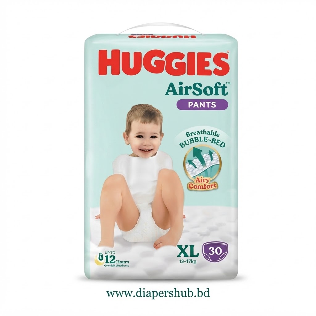 Huggies Airsoft Pants Diaper XL 12-17 Kg 30 Pcs