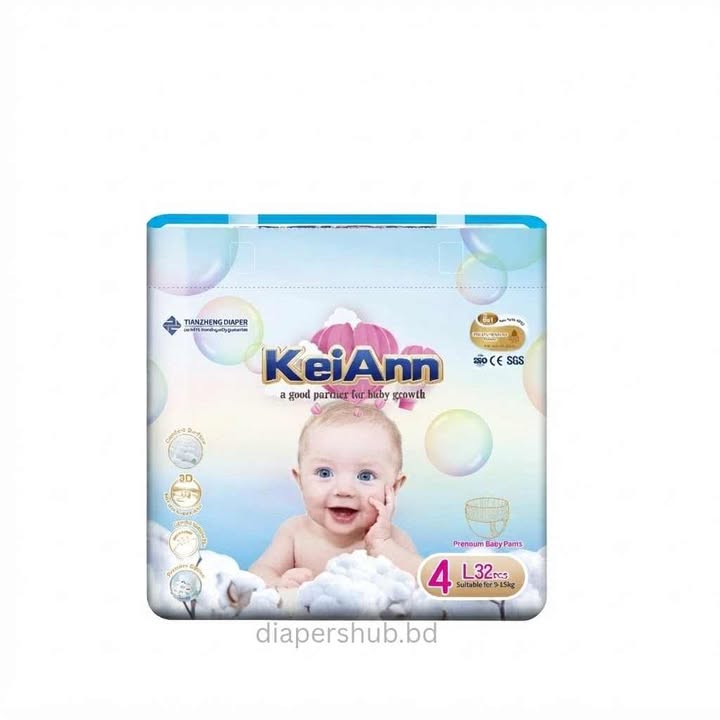 KeiAnn Baby Pants Diaper L 9-13kg 32 pcs