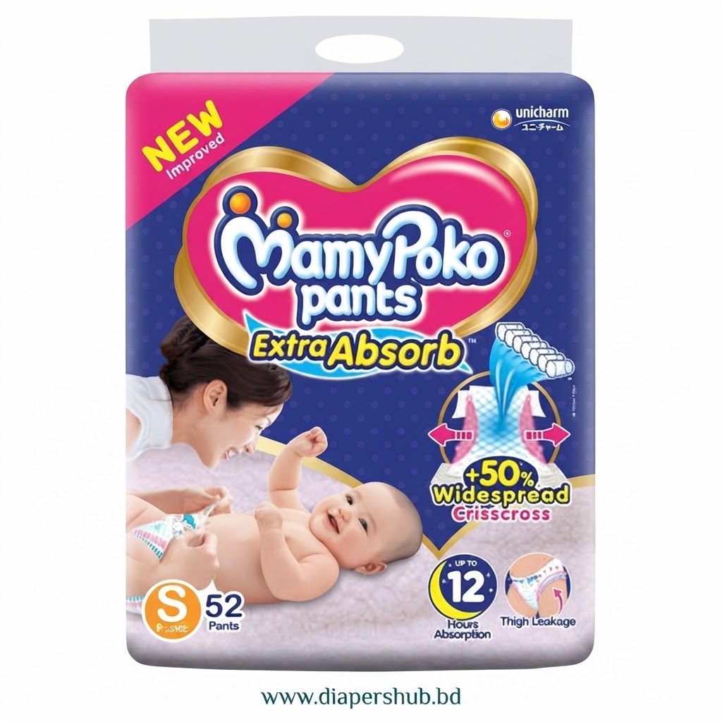 Mamypoko Pants System Extra Absorb S 4-8 Kg 52 Pcs