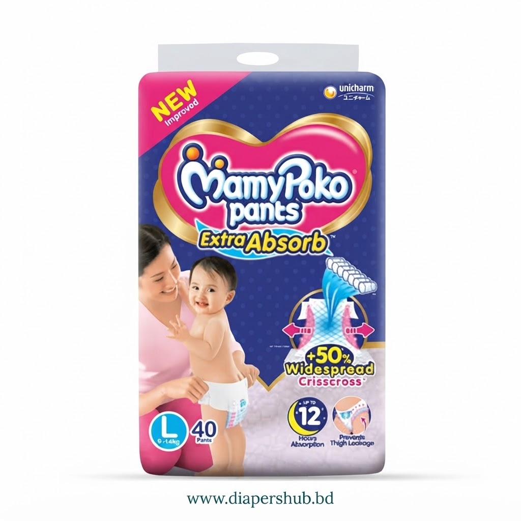 Mamypoko Pants System Extra Absorb L 9-14 Kg 40 Pcs