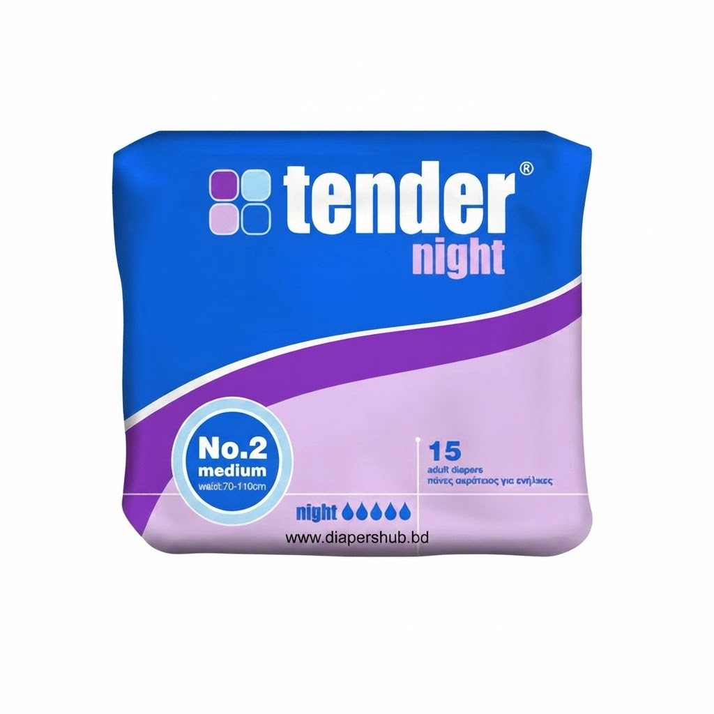 Tender Adult Diaper Belt Medium 70-110 Cm 15 Pcs