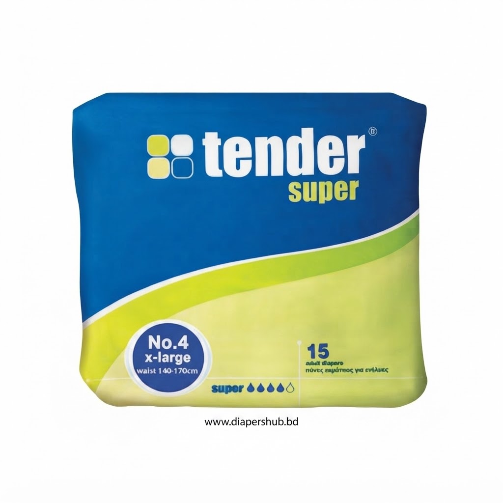 Tender Adult Diaper Belt Extra Large 140-170 Cm 15 Pcs