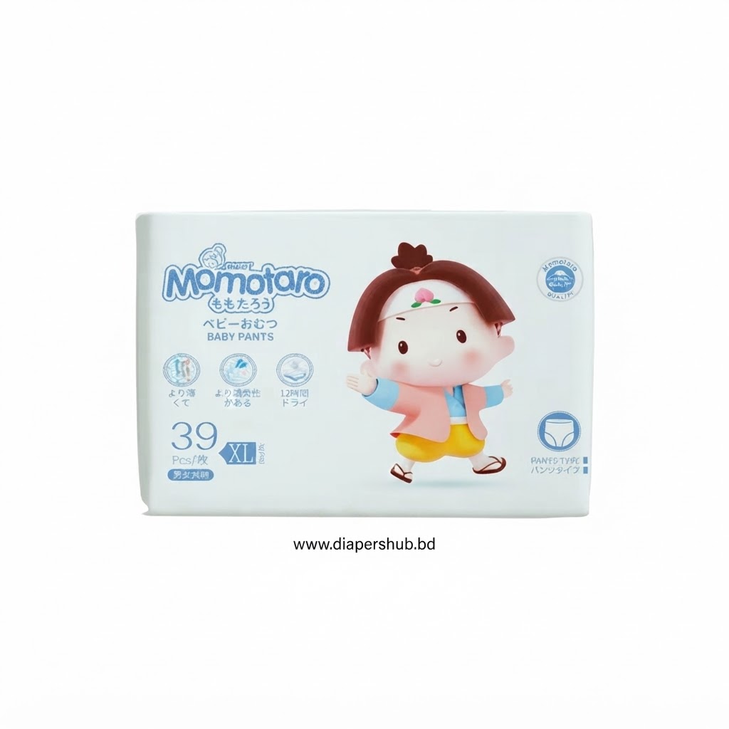 Momotaro Baby Diaper Pants System XL 12-17 Kg 39 Pcs