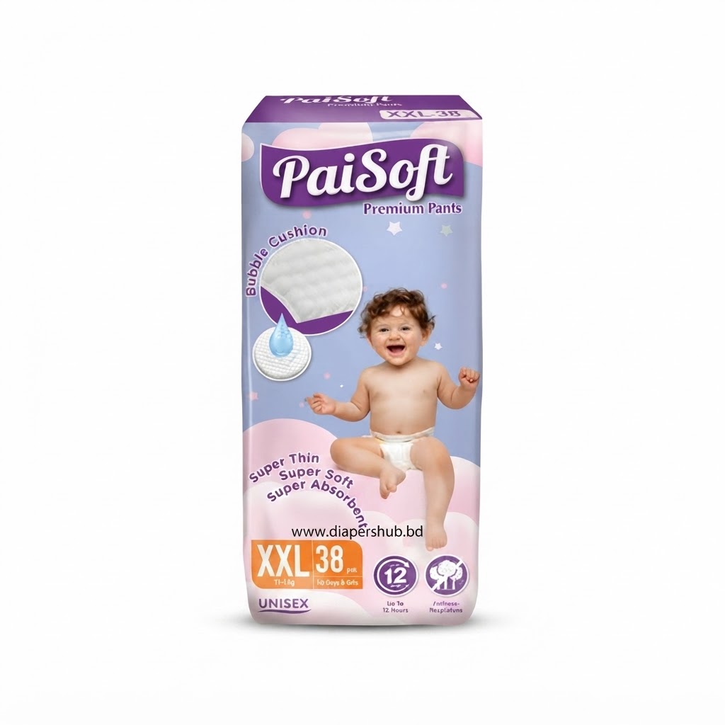 Paisoft Premium Baby Diaper Pants System XXL 15-25 Kg 38 Pcs Malaysia