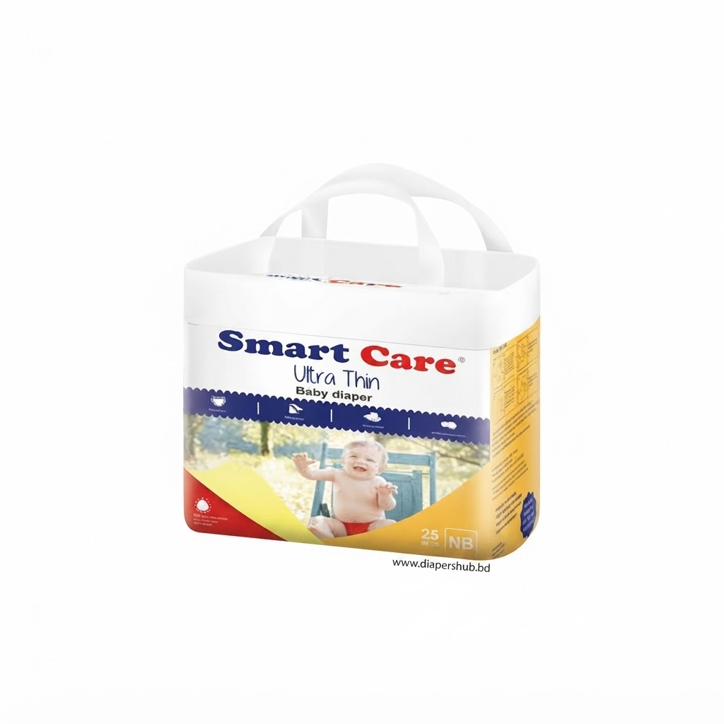 Smartcare Ultra Thin Baby Diaper Belt System Newborn 2-5 Kg 25 Pcs