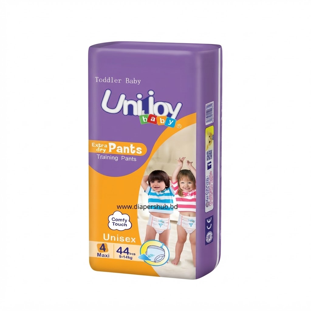 Unijoy Extra Dry Baby Pants Diaper 4 Maxi 9-14 Kg 44 Pcs China