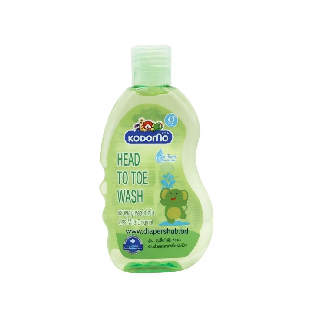 Kodomo Baby Head to Toe Body Wash 100ml Thailand