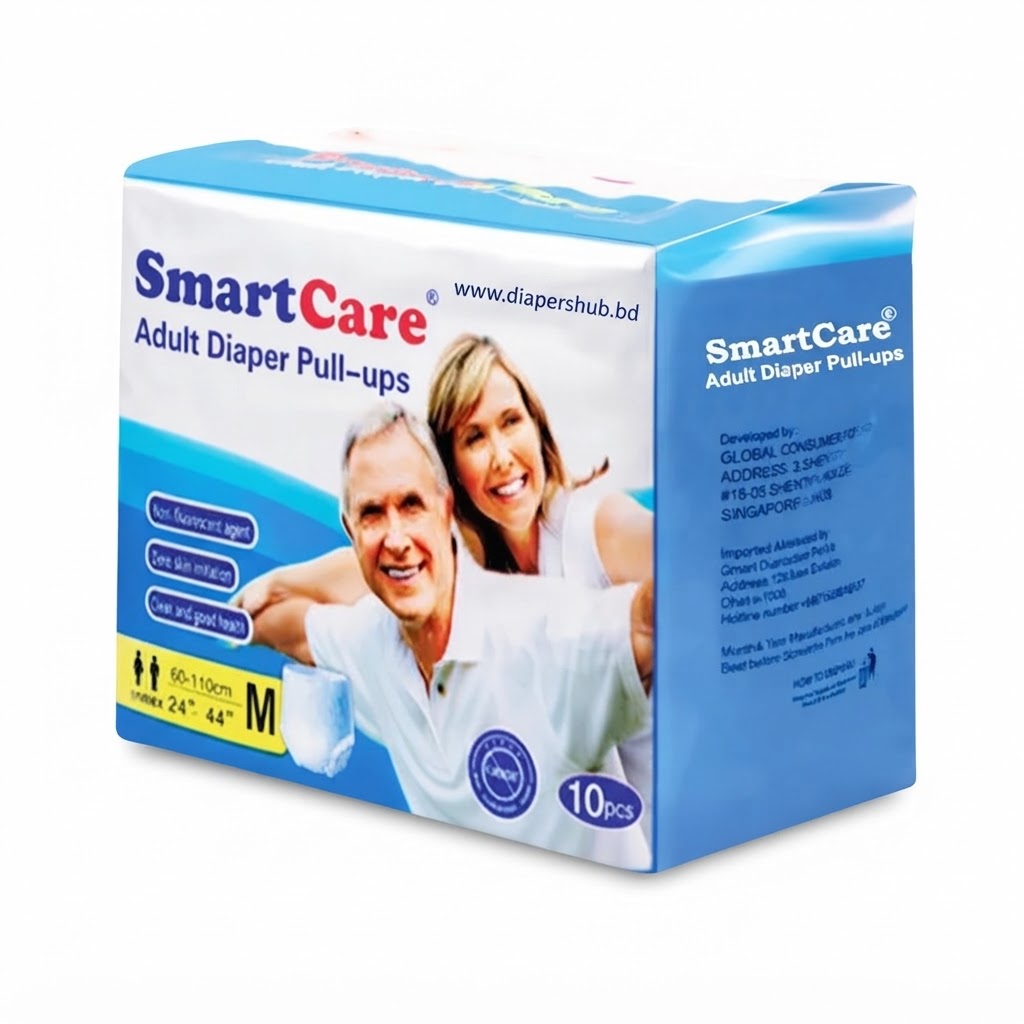 Smartcare Adult Diaper Pant Medium 60-110 Cm 10 Pcs China