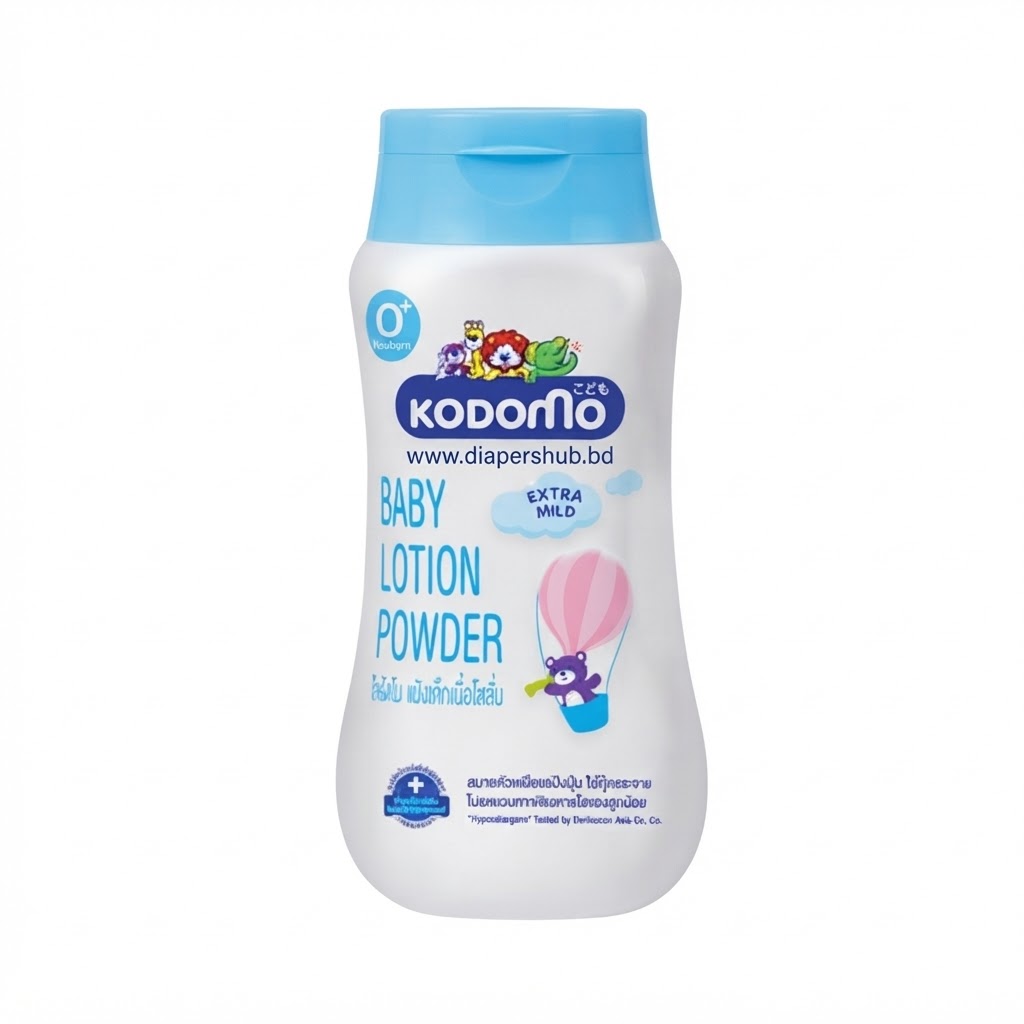 Kodomo Baby Lotion Powder Blue 180ml Thailand