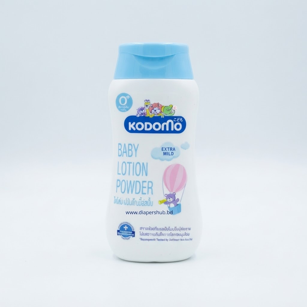 Kodomo Baby Lotion Powder Blue 100ml Thailand