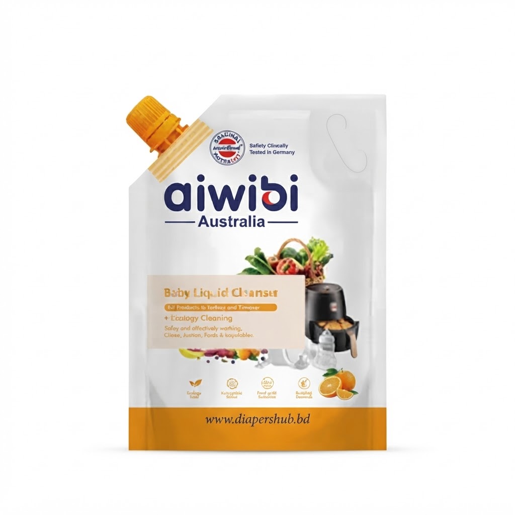 Aiwibi Australia Baby Bottle And Accessories Liquid Cleanser 700ml ( Orange )