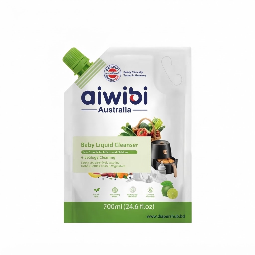 Aiwibi Australia Baby Bottle And Accessories Liquid Cleanser 700ml ( Lemon )