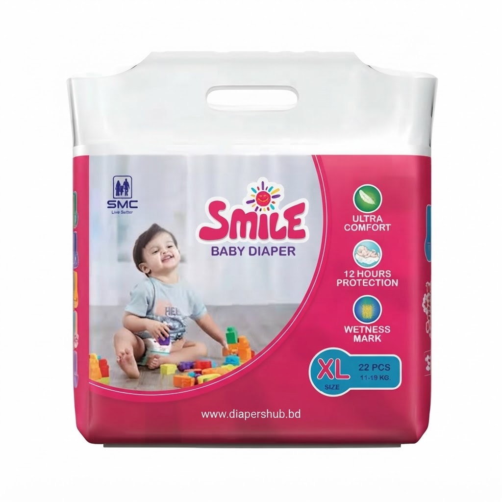 SMC Smile Baby Diaper Belt XXL Size 11–17Kg 22 Pcs