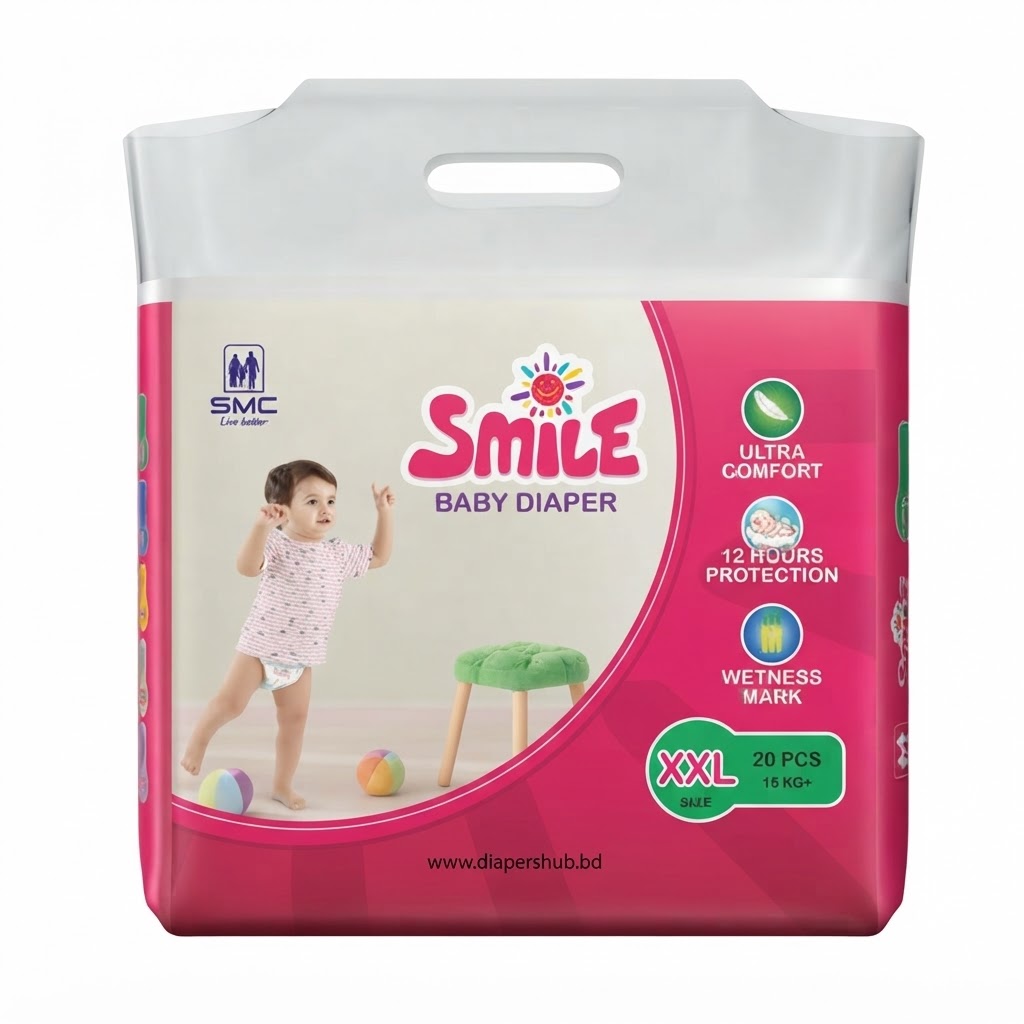 SMC Smile Baby Diaper Belt XXL Size 16Kg+ 20 Pcs