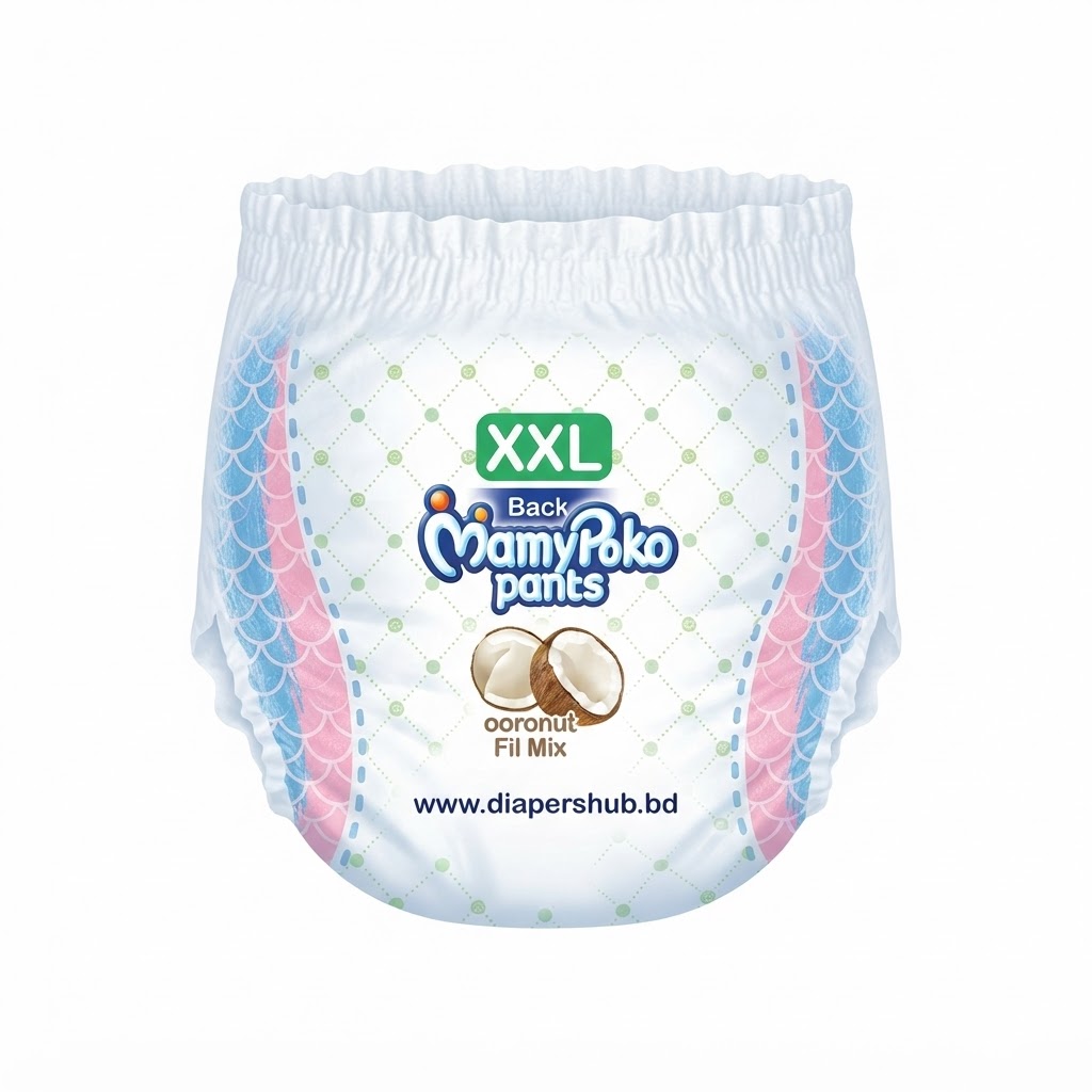Mamypoko Pants System Loose Diaper XXL for babies weighing 15–25 kg, 50 pcs