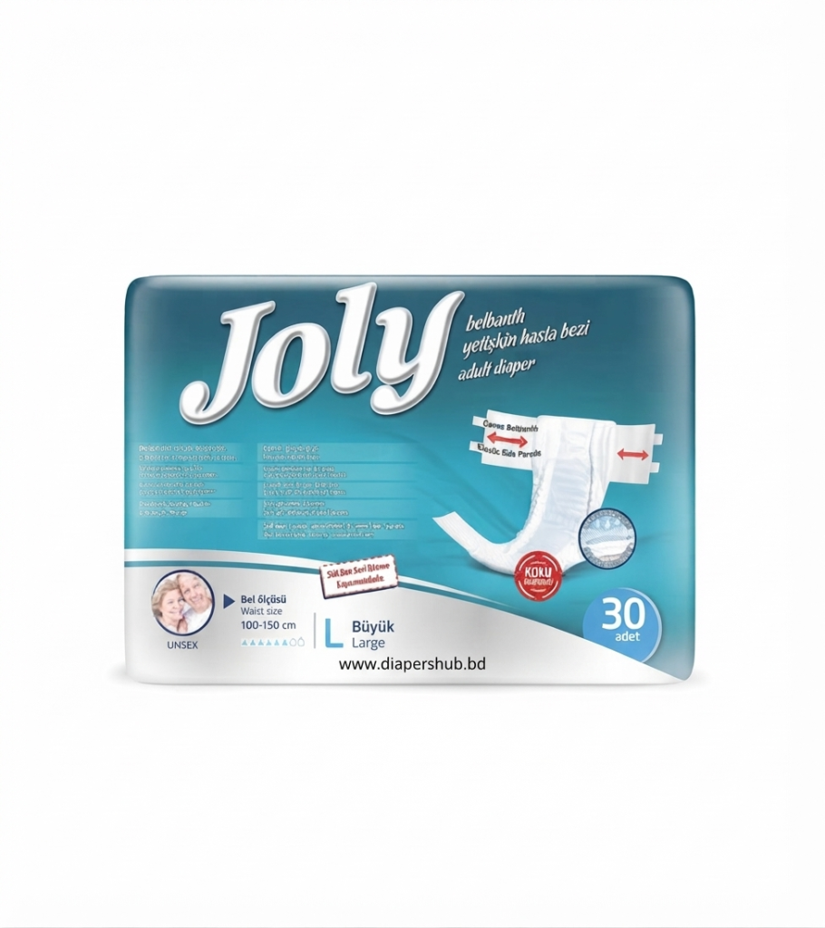 Joly Adult Diaper Belt L Size 100–150 cm 30 Pcs Turkey