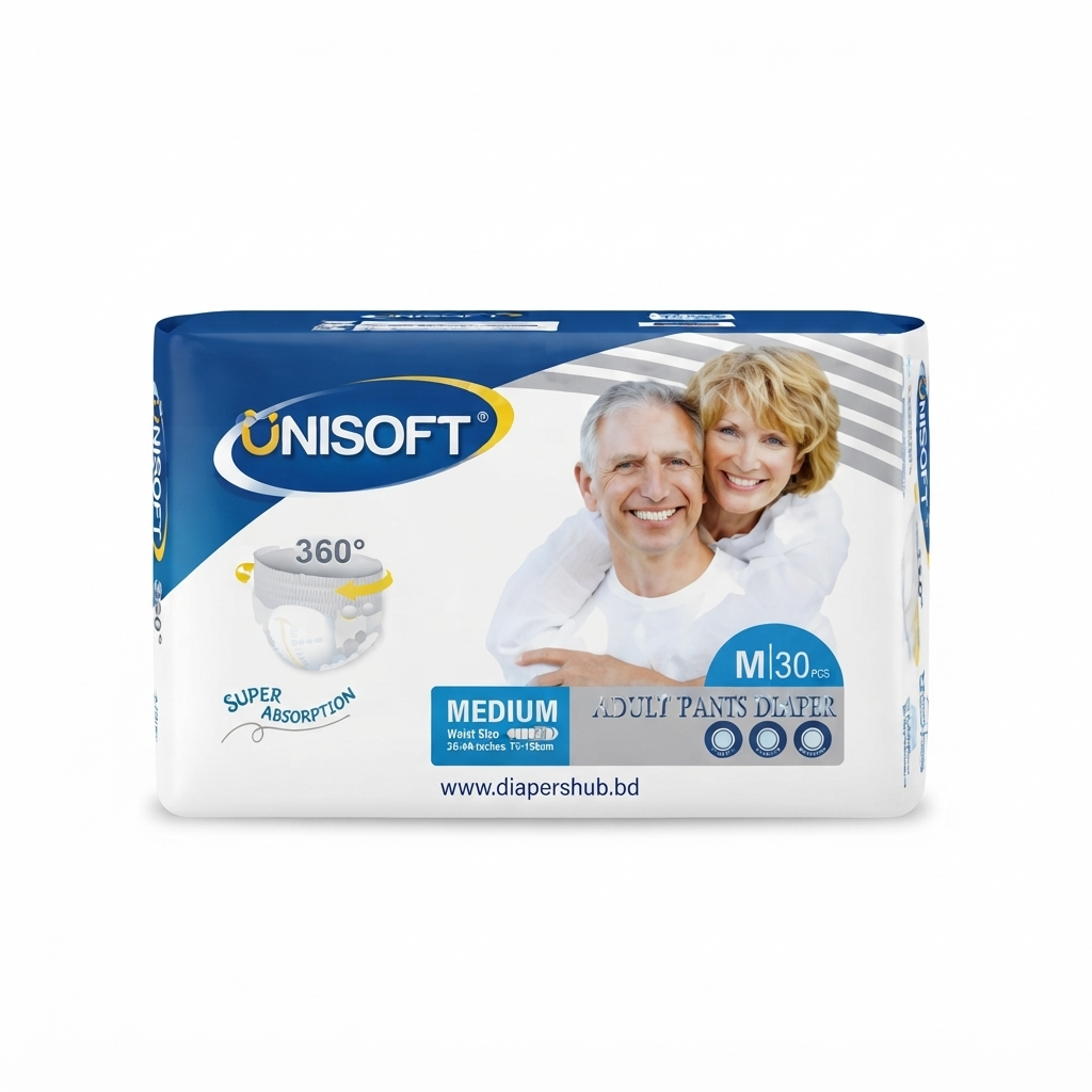 Unisoft Adult Diaper Pant M Size 30 Pcs China